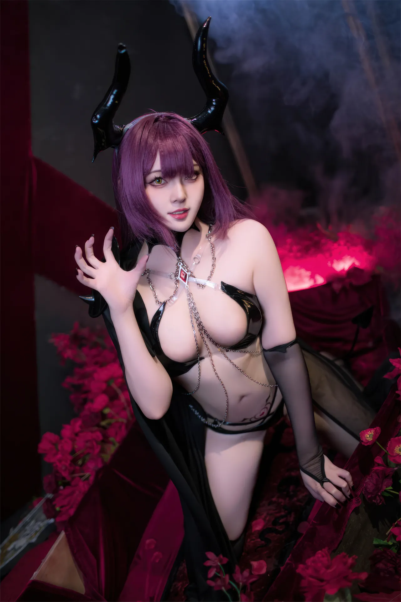 Natsuko夏夏子 - 碧蓝航线 德文郡万圣魅魔-erohere7.webp